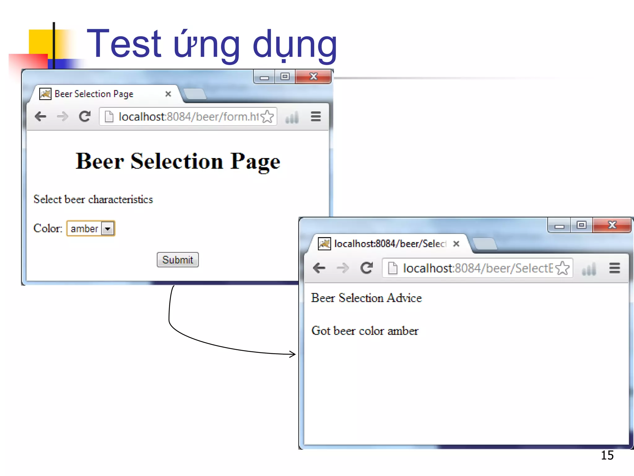 Test ứng dụng
15
 