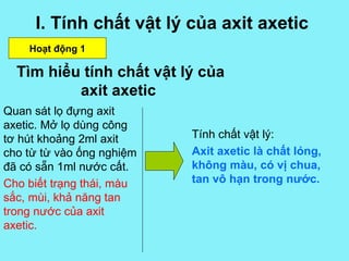 Bai 45 axit axetic | PPT