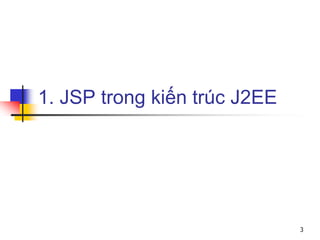 1. JSP trong kiến trúc J2EE
3
 