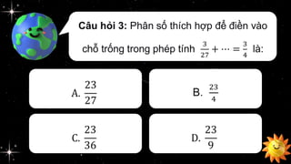 Bai 6 Cong tru hai phan so khac mau so.pptx