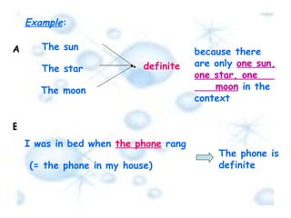 DEIXIS AND DEFINITENESS (semantics) | PPT