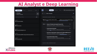 AI Analyst e Deep Learning
 