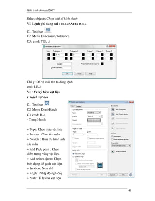 BAI GIANG AUTOCAD 2007 | PDF