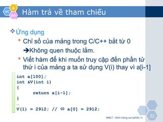 BAI GIANG CAC HAM NANG CAOPHAN HAM TRONG LAP TRINH C | PPT