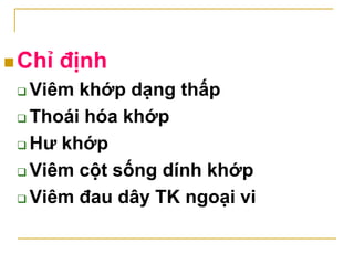 Chống chỉ định:
 Dị ứng với thuốc
 Viêm loét dd-tt (ức chế qt liền sẹo)
 Suy chức năng gan, thận
 