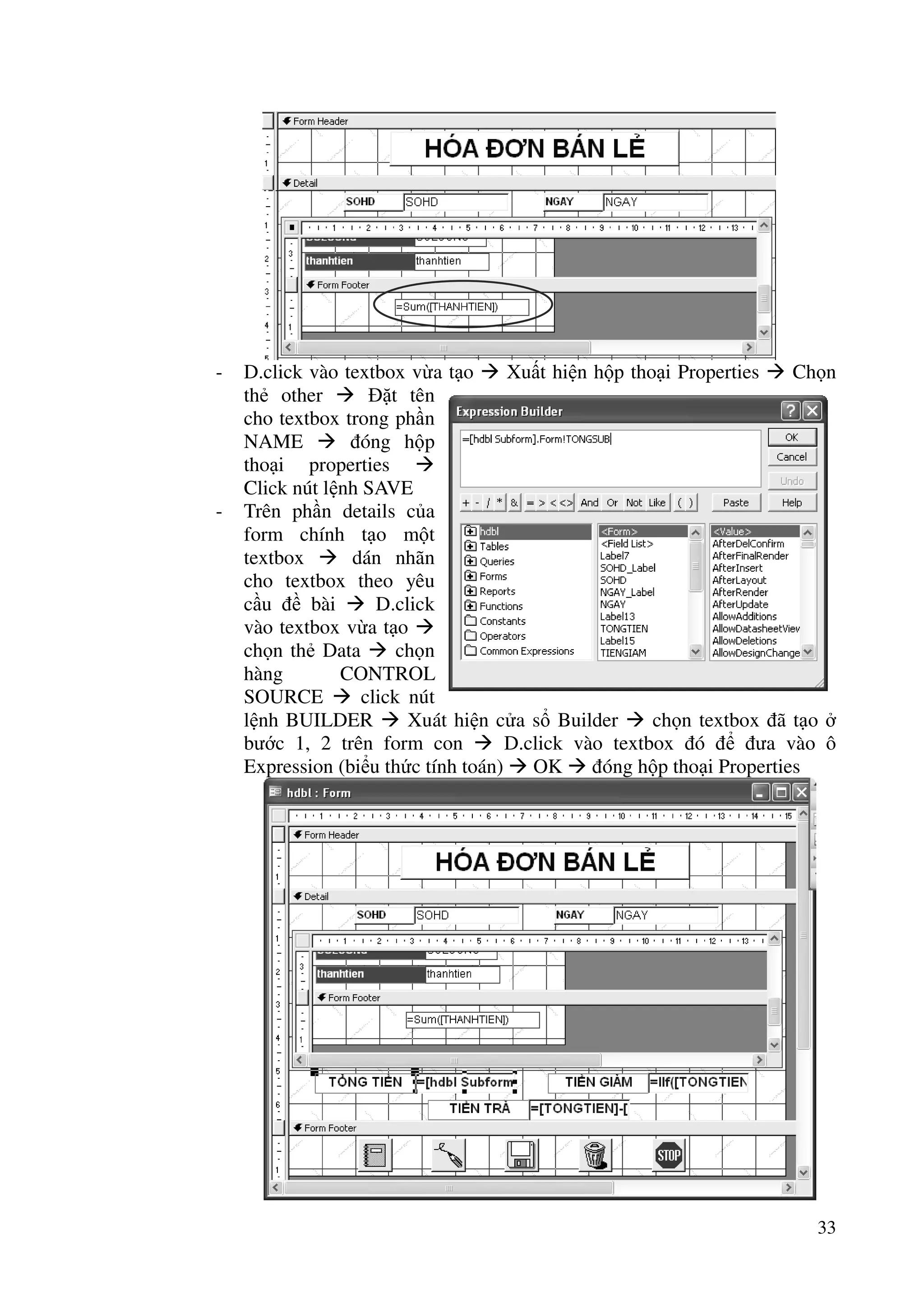 n trên biu mu 	ưc ch
a trong nhng 	i 
tưng g#i là iu khin (control). iu khin có th dùng 	 th hi 