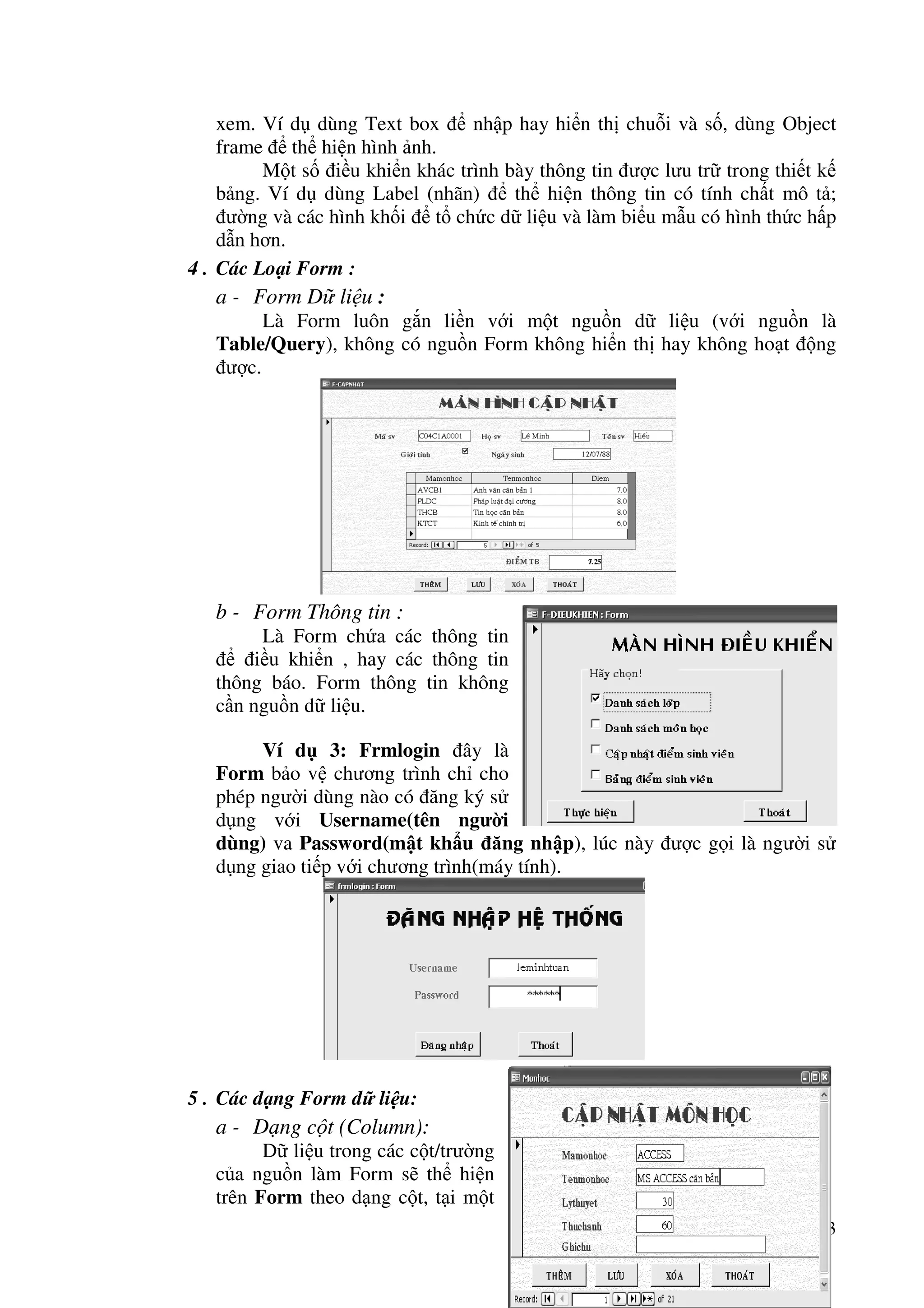 u, biu mu 
cung cp mt hình th
c trình bày ht s
c ti 