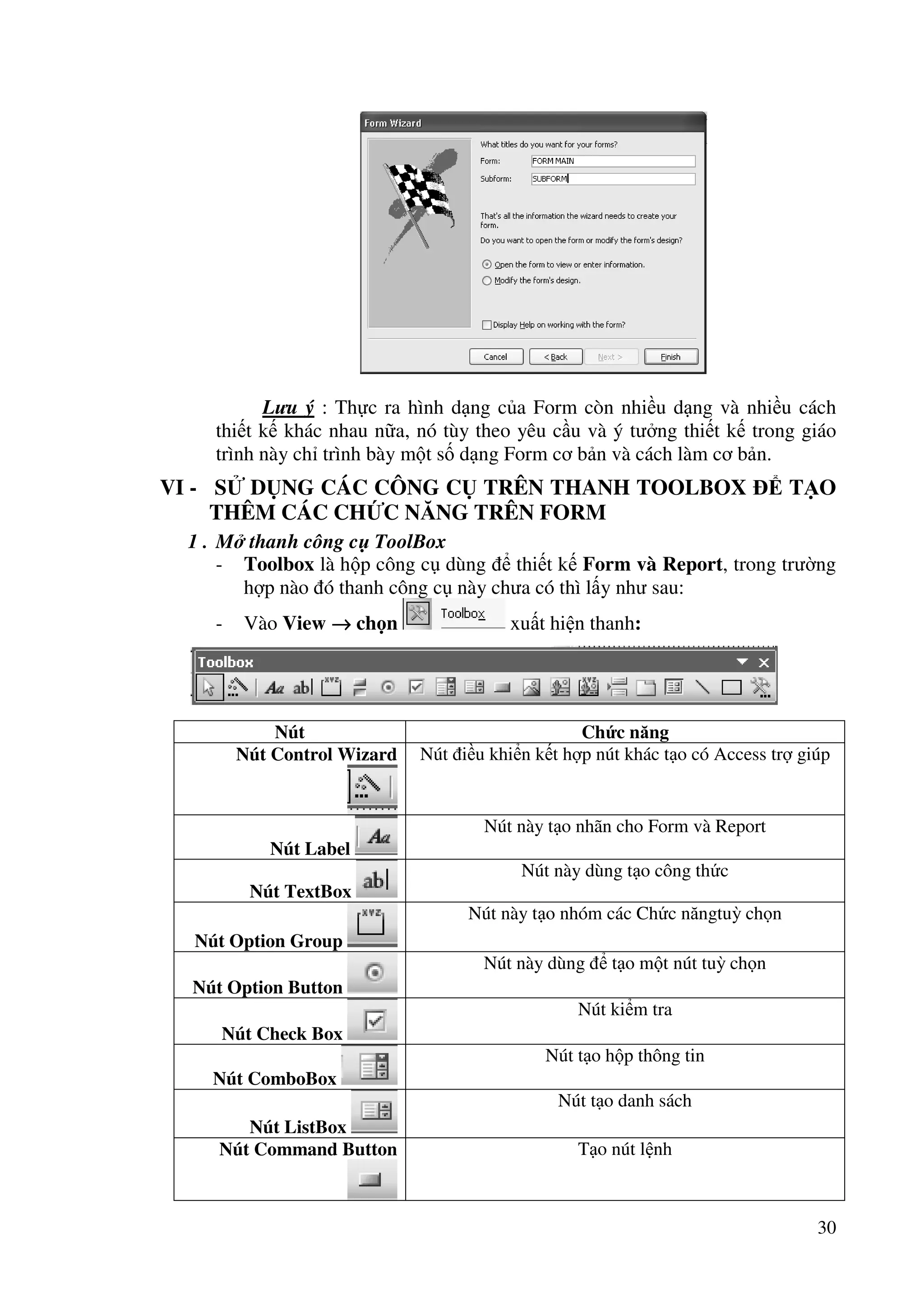 n  bên cui biu mu. 
3 . Kt cu ca biu mu 
Các thông tin trên biu mu có th ly d li 