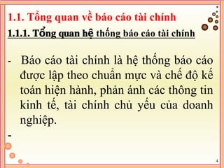 Bai giang phan tich tai chinh | PDF
