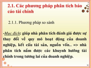 Bai giang phan tich tai chinh | PDF