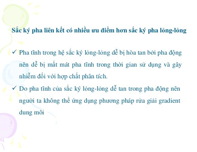 Bai giang sac ky long hieu nang cao hplc 13102017 Bai giang sac ky long hieu nang cao hplc 13102017