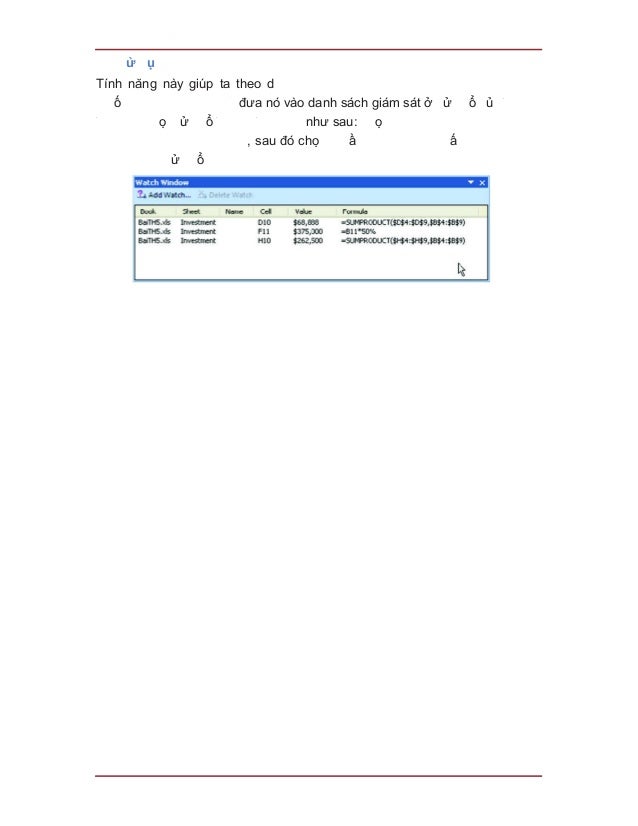 Bai Giang Ung Dung Excel 10 Tap 1