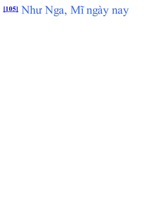 [105] Như Nga, Mĩ ngày nay
 