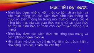 Chi tiết với hơn 75 về mô hình bảo mật theo lớp hay nhất  Tin học Đông Hòa