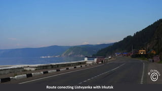 Route connecting Listvyanka with Irkutsk