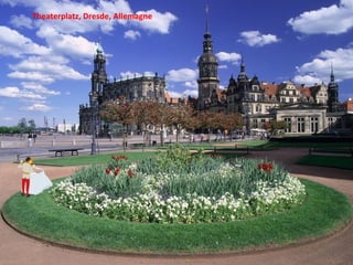Theaterplatz, Dresde, Allemagne
 