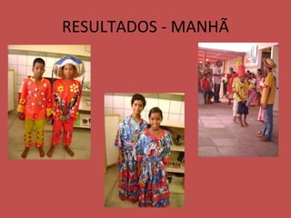 RESULTADOS - MANHÃ 