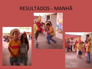 RESULTADOS - MANHÃ 