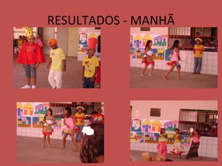 RESULTADOS - MANHÃ 