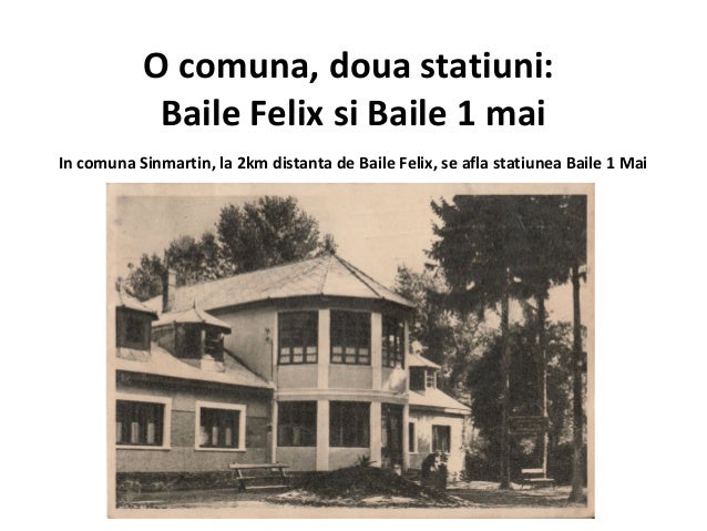 Baile Felix Mic Istoric Al Statiunii