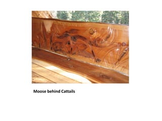 Moose behind Cattails
 