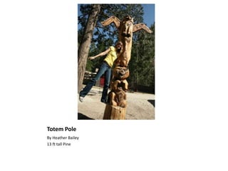 Totem Pole
By Heather Bailey
13 ft tall Pine
 