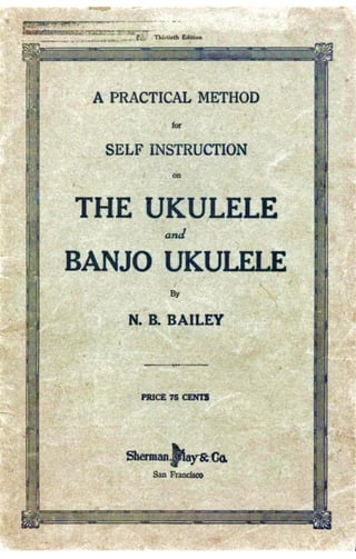 Bailey ukulele method