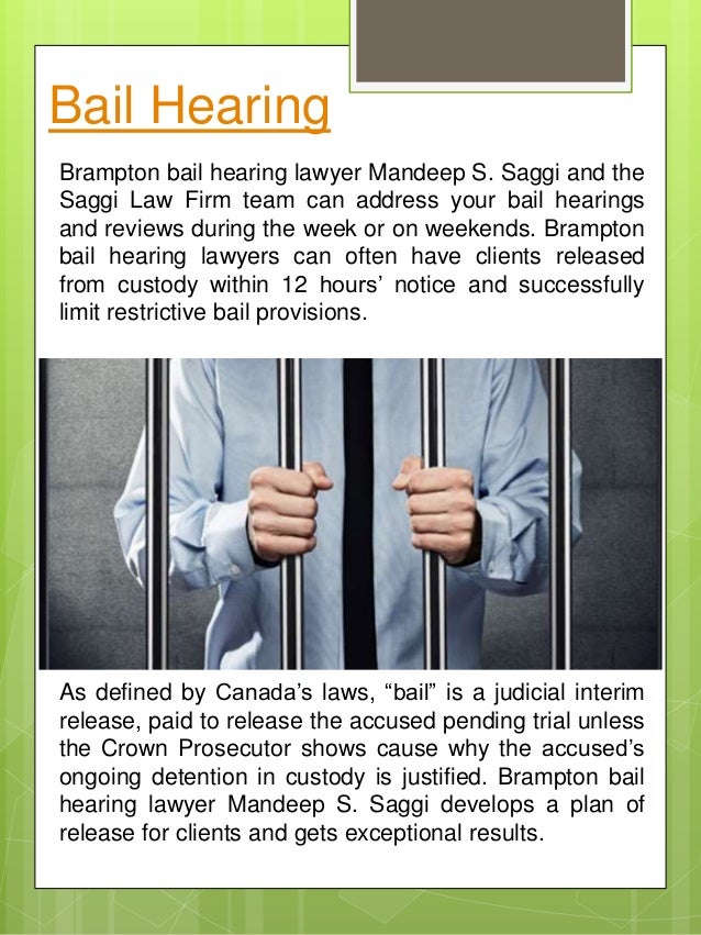 Bail hearing lawyer