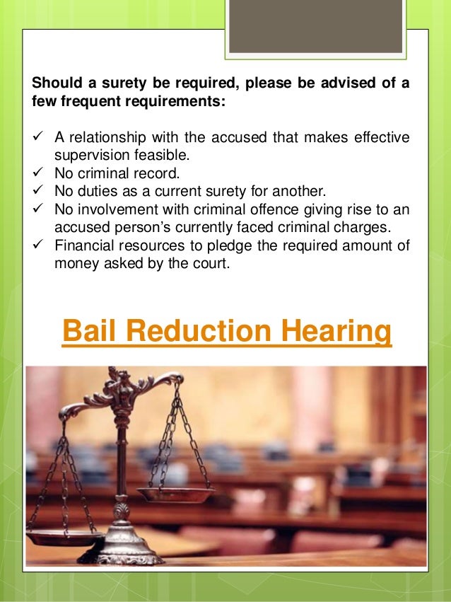 Bail hearing lawyer
