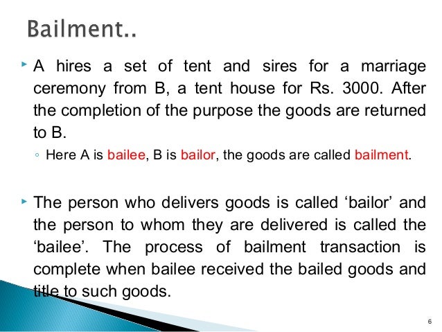 bailment and pledge Bailment vs licence waiter took plaintiff's coat when he came into restaurant and hung it up later it was gone held: as the waiter initiated the taking of the coat and selected where it should be hung, there was a bailment with the consequent higher duty of care than if it had been a mere licence. bailment and pledge Bailment vs licence waiter took plaintiff's coat when he came into restaurant and hung it up later it was gone held: as the waiter initiated the taking of the coat and selected where it should be hung, there was a bailment with the consequent higher duty of care than if it had been a mere licence.