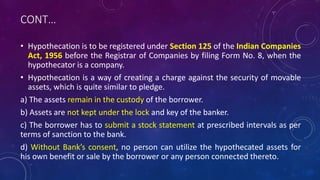 Bailment, Pledge and Hypothecation | PPT