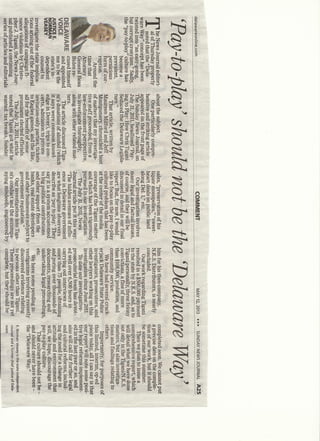 Bail reform & pay to play