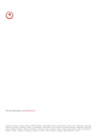 For more information, visit www.bain.com
 