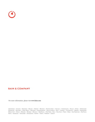 For more information, please visit www.bain.com
 