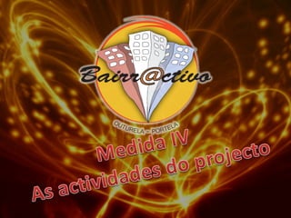 Espaços de Implementação do ProjectoSede do ProjectoProf. Delfim dos Santos(2ªfeira a 6ªfeira)Clube de JovensOuturela(2ªfeira a  sábado)