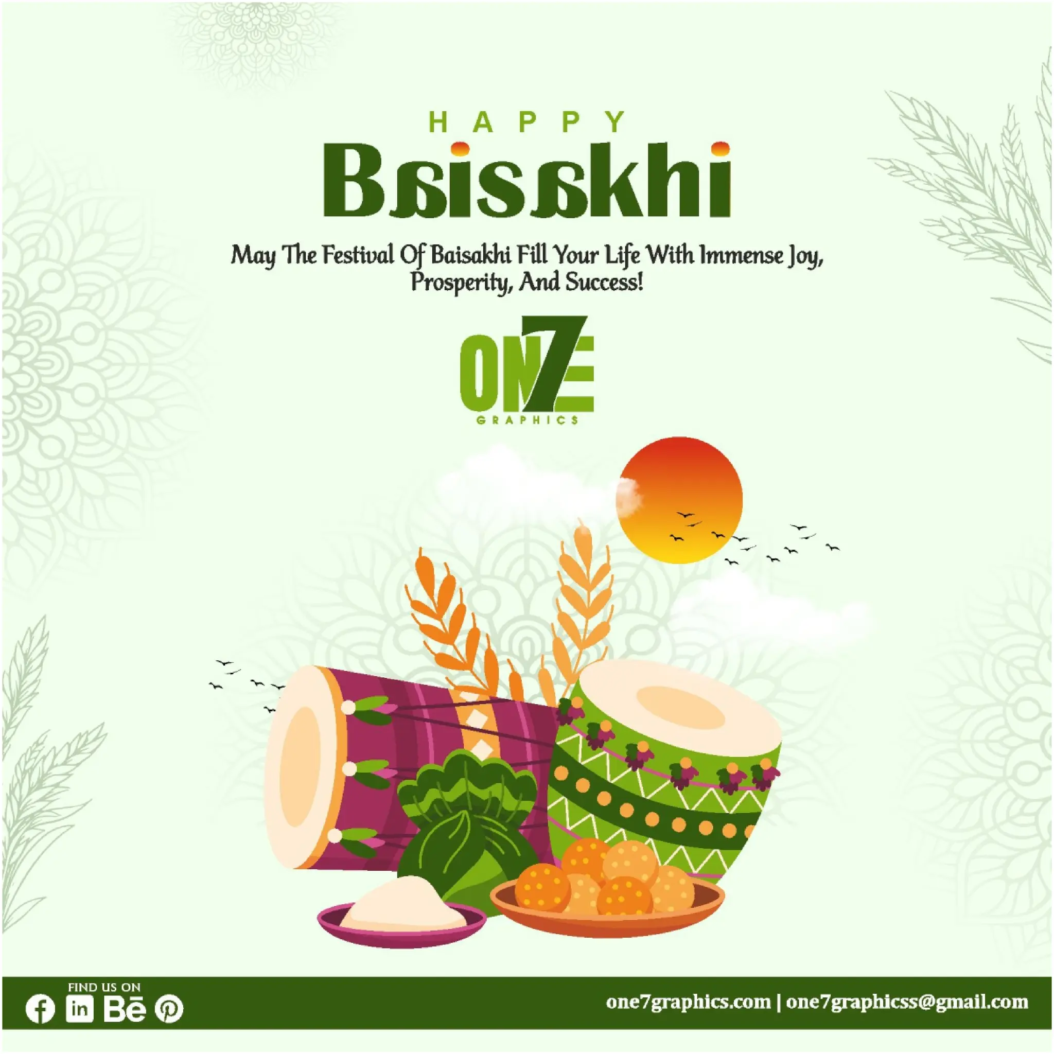 Happy Baisakhi Vaisakhi Poster One 7 Graphics Happy Baisakhi 2024