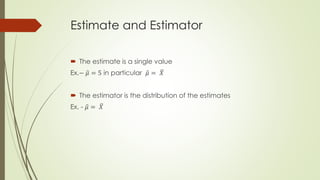 Bias and Mean square error | PDF