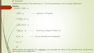 Bias and Mean square error | PDF