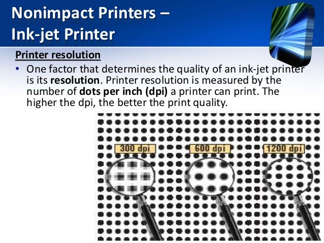 inkjet printing resolution