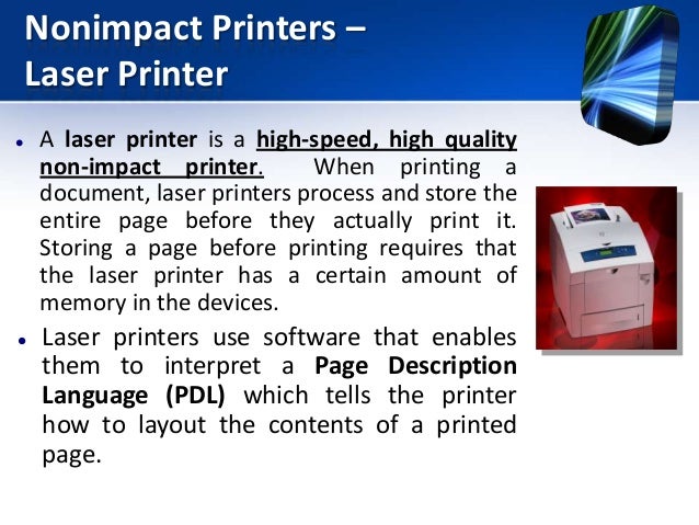 impact printer example Non impact printer youtube.