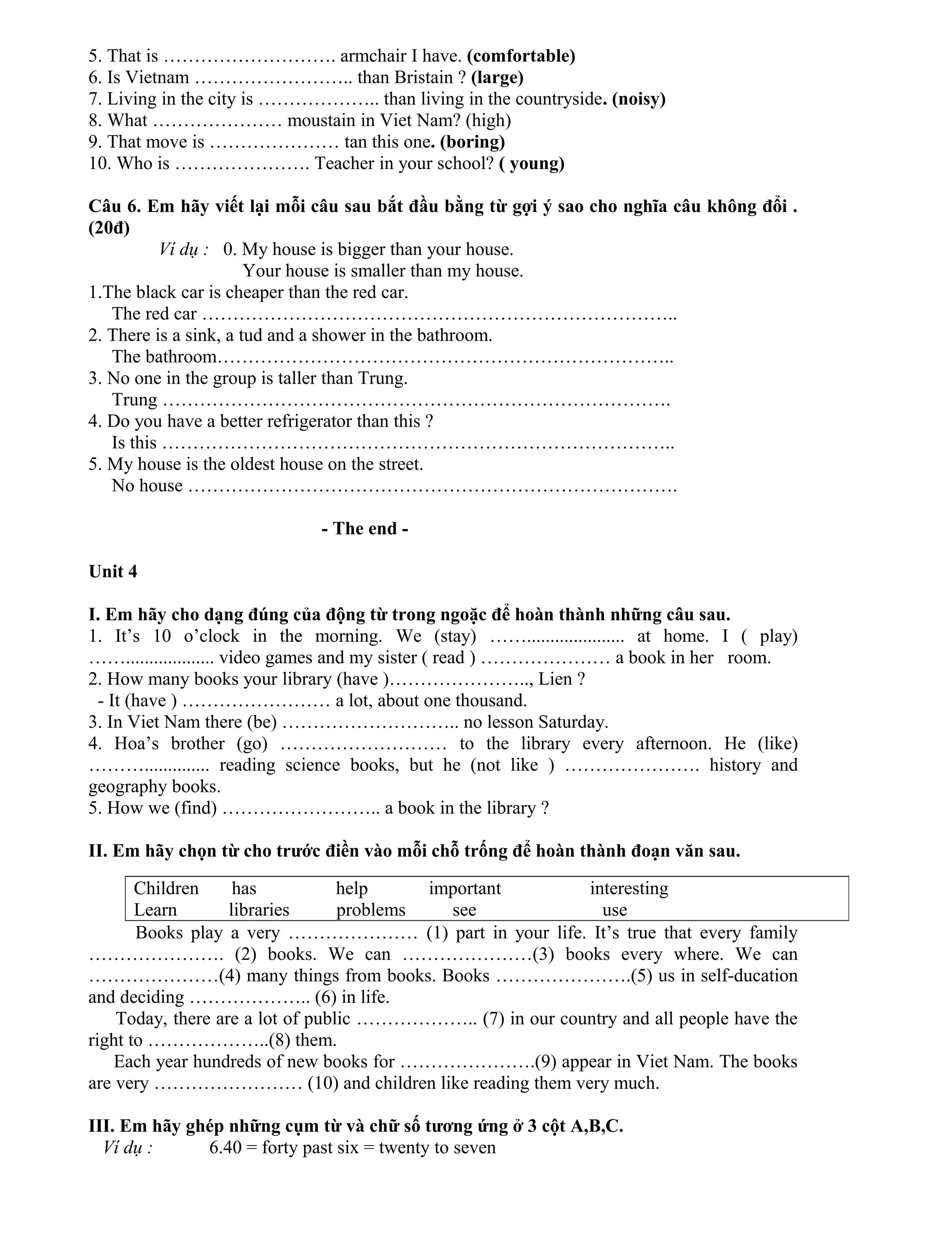 Bai tap bo tro tieng anh lop 7 (1) | PDF