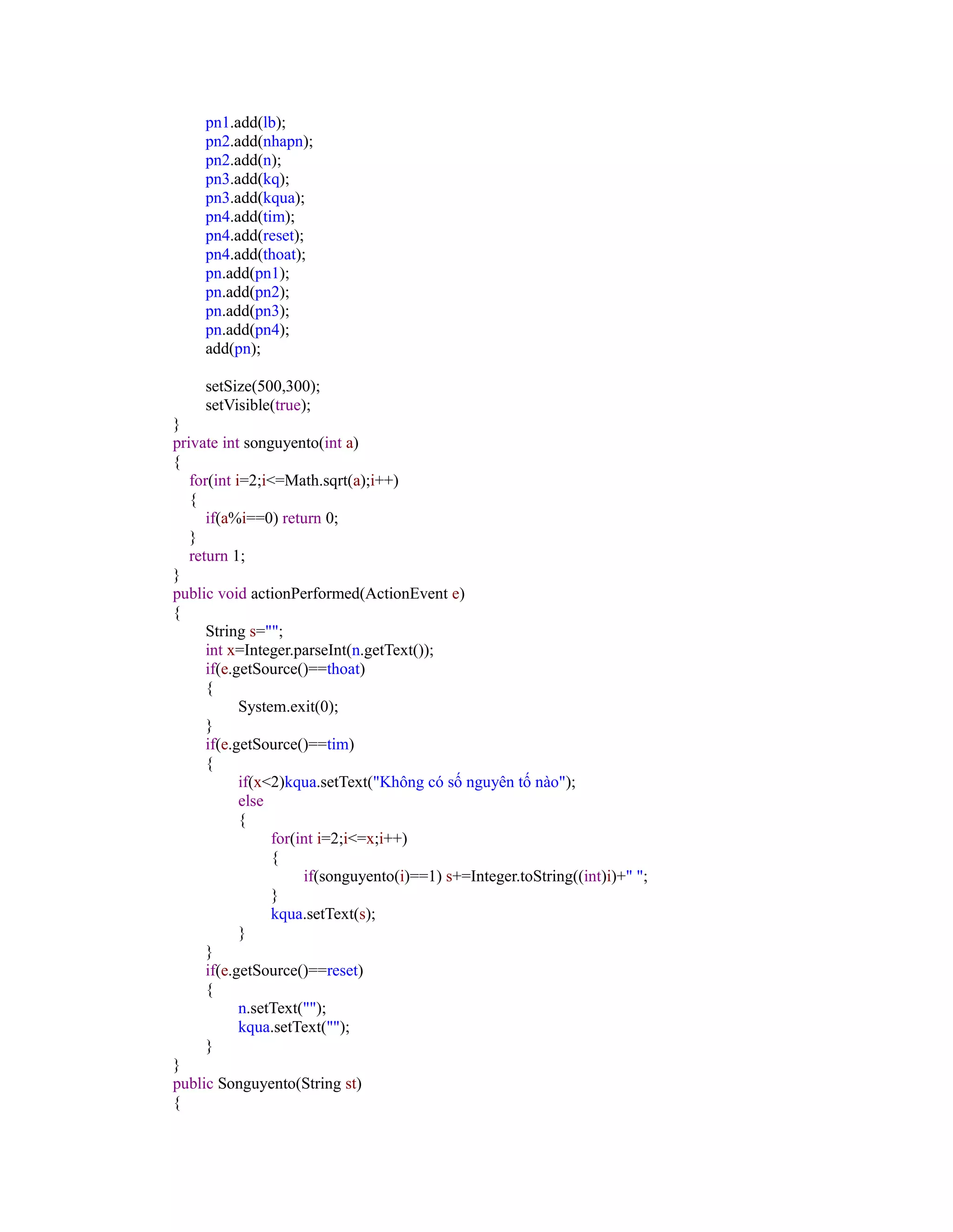 Bai tap java pdf