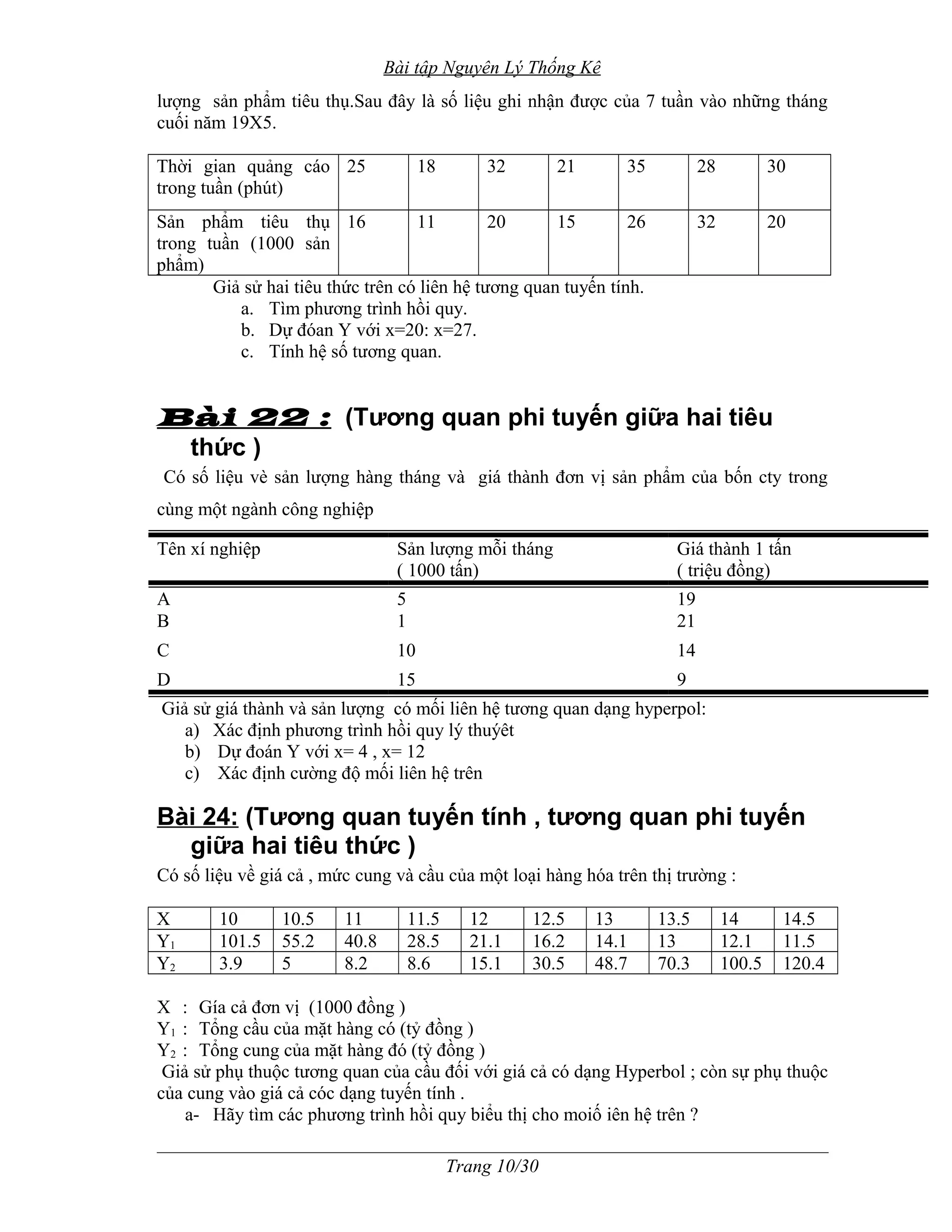 Bai tap nguyen ly thong ke | DOC