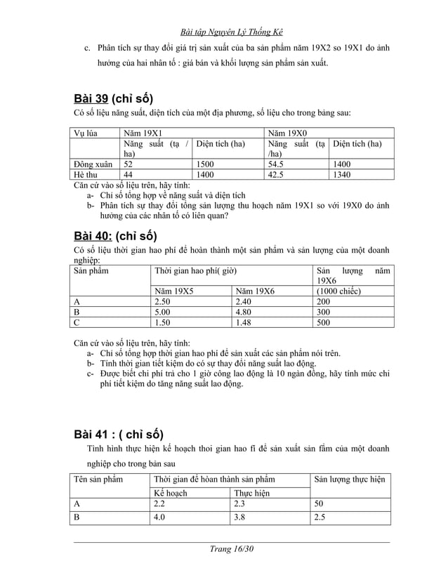 Bai tap nguyen ly thong ke | DOC