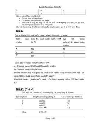Bai tap nguyen ly thong ke | DOC