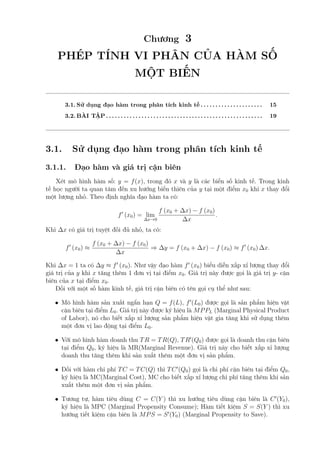 Bài tập toán kinh tế tổng hợp