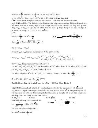 Bài tập và phương pháp giải bài tập điện xoay chiều Slide 57
