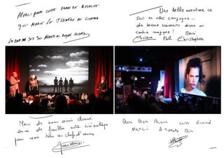 La Boîte à Images - Témoignages