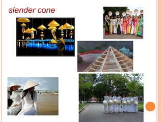 slender cone Cone hat has become a language to help expressing images and the feelings of the woman.