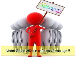Nhóm Green 252 xin chào cô và các bạn !!
 